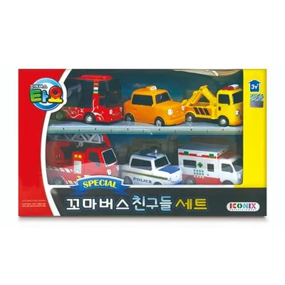 Gambar Tayo Set 6 Pcs Diecast Mobil Mini Cars Styles Tyt 112010