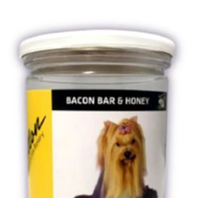 Gambar Papillon Camilan Anjing Cookies Bacon Bar & Honey 150 gr