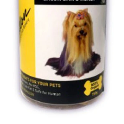 Gambar Papillon Camilan Anjing Cookies Bacon Bar & Honey 150 gr