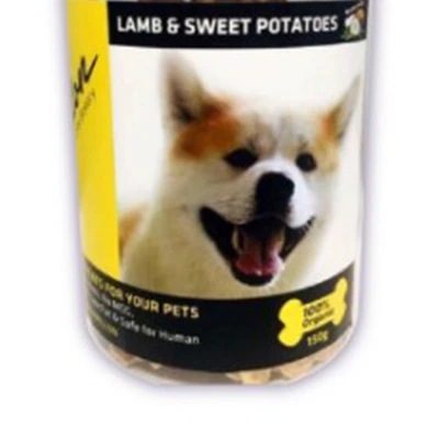 Gambar Papillon Camilan Anjing Cookies Lamb & Sweet Potatoes 150 gr
