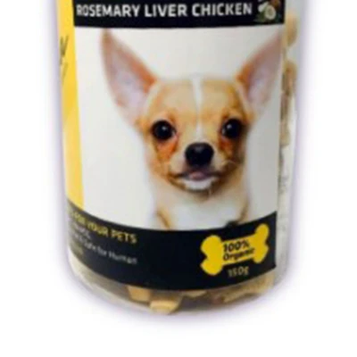 Gambar Papillon Camilan Anjing Cookies Rosemary & Liver Chicken 150 gr