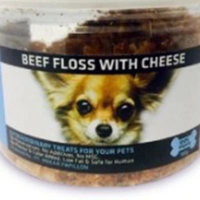 Gambar Papillon Camilan Anjing Beef Floss & Cheese 100 gr
