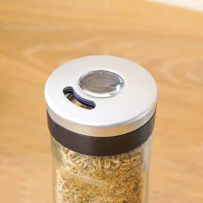 Gambar Kris Tempat Bumbu Dapur Kaca 80 ml Transparan