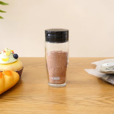 Gambar Kris Tempat Bumbu Dapur Kaca 100 ml Transparan