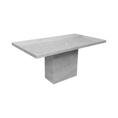 Gambar Informa Fermont Meja Makan Marmer 160x90 cm FH-8002A - Putih
