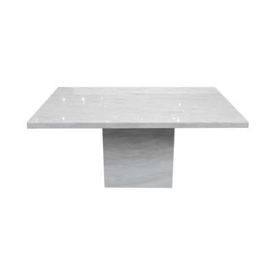 Gambar Informa Fermont Meja Makan Marmer 160x90 cm FH-8002A - Putih