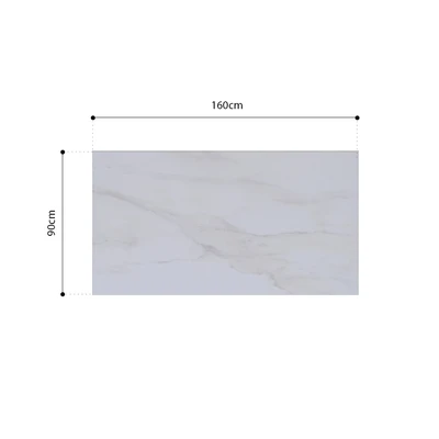Gambar Informa Fermont Meja Makan Marmer 160x90 cm FH-8002A - Putih