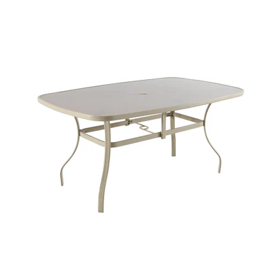 Gambar Soleil Meja Kaca 152 cm - Abu-Abu