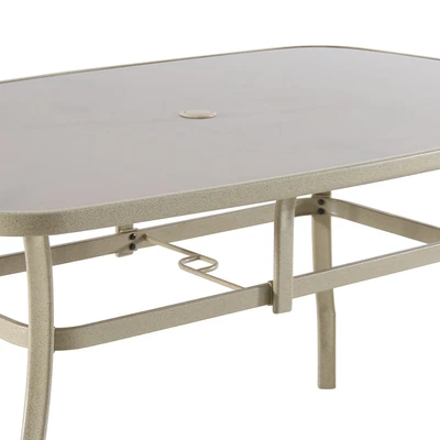 Gambar Soleil Meja Kaca 152 cm - Abu-Abu