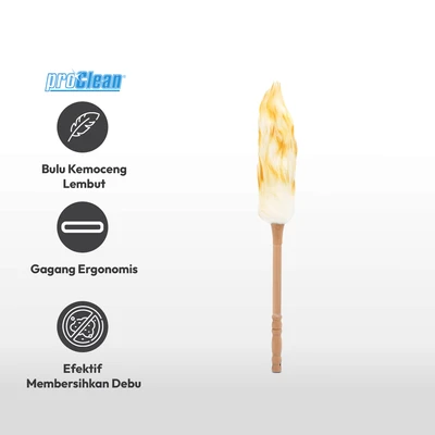 Gambar Proclean Kemoceng Wool Telescopic Pole 25 cm - Kuning