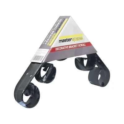 Gambar Masterspace Bracket Rak Dinding Scroll 15x15 cm - Hitam