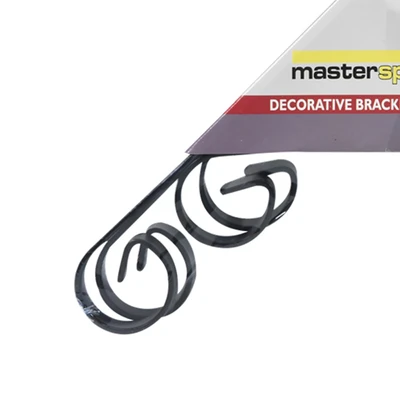 Gambar Masterspace Bracket Rak Dinding Scroll 15x15 cm - Hitam