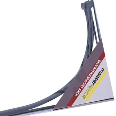 Gambar Masterspace Bracket Rak Dinding Arch 18x23 cm - Hitam