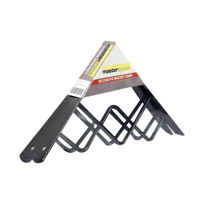 Gambar Masterspace Bracket Rak Dinding Stairs 18x23 cm - Hitam