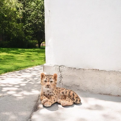 Gambar Kris Garden Patung Taman Anak Leopard