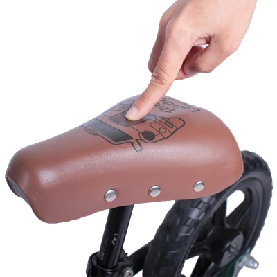 Gambar London Taxi 12 Inci Sepeda Anak Kick Bike - Hitam