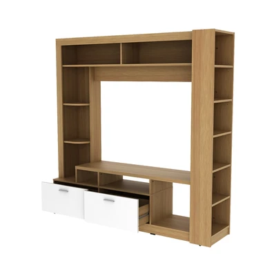 Gambar Informa Colmar Lemari Tv Entertainment Center - Putih Oak