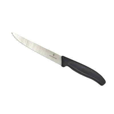 Gambar Victorinox Pisau Steak Gerigi 11 cm - Hitam