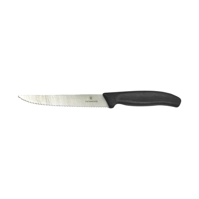 Gambar Victorinox Pisau Steak Gerigi 11 cm - Hitam