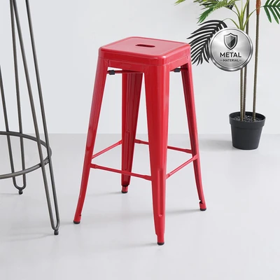 Gambar Informa London Z Bangku Bar Metal - Merah