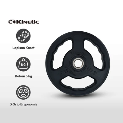 Gambar Kinetic 3-grip Weight Plate 5 Kg