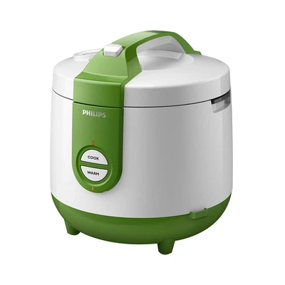 Gambar Philips 2 Ltr Rice Cooker Hd3119/30 - Hijau/putih