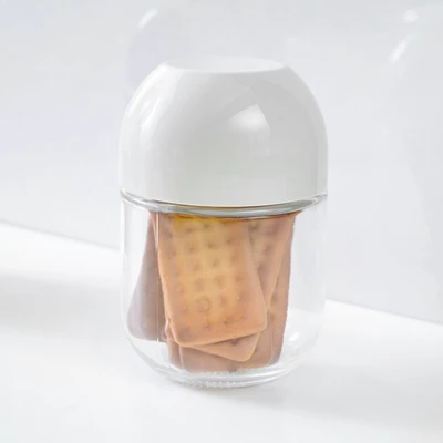 Gambar Elemental Kitchen Shona Stoples Kaca 450 ml Set 3 pcs - Abu-Abu