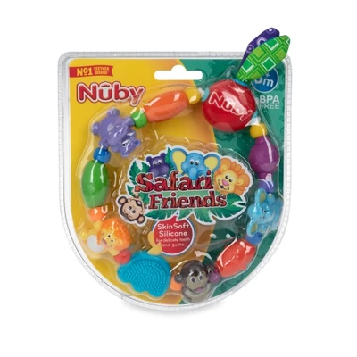 Nuby Safari Nuby Teether Necklace Safari Loop Teether Nuby Safari