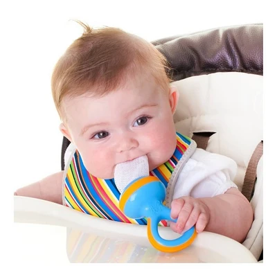 Gambar Nuby Dot Nibbler Garden Fresh Tm Orange Blue