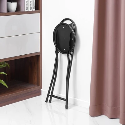 Gambar Soleil Kursi Lipat Kulit - Hitam