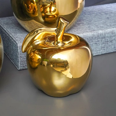 Gambar Informa Miniatur Dekorasi Apple - Gold