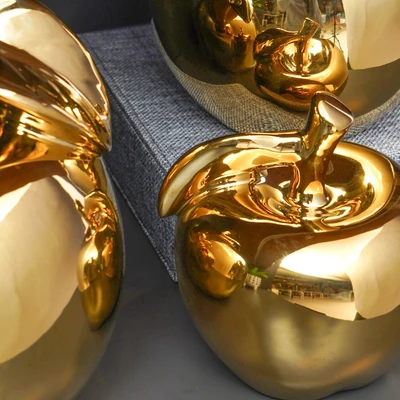 Gambar Informa Miniatur Dekorasi Apple - Gold