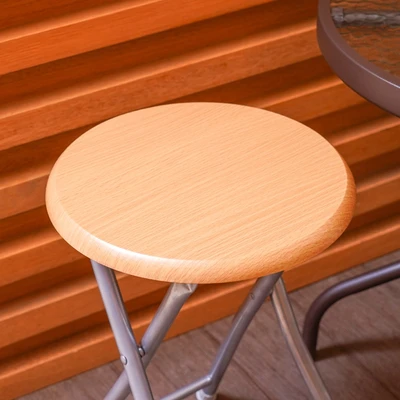 Gambar Soleil Bangku Lipat Kayu - Cokelat