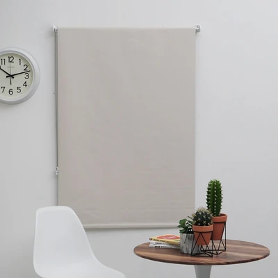 Gambar Informa Roller Blind Black Out Solid 120x160 cm - Krem