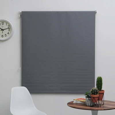 Gambar Informa Roller Blind Black Out Solid 150x160 cm - Abu-Abu