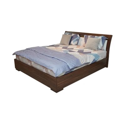 Gambar Informa 180x200 cm Olin Tempat Tidur - Putih/Walnut