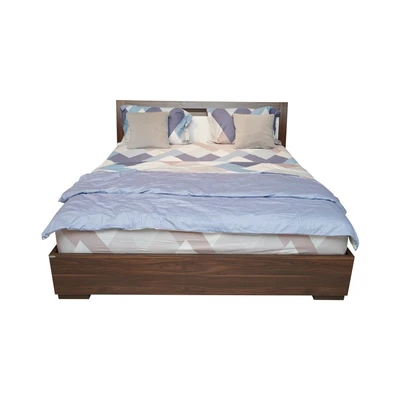 Gambar Informa 180x200 cm Olin Tempat Tidur - Putih/Walnut