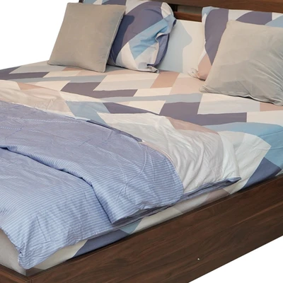 Gambar Informa 180x200 cm Olin Tempat Tidur - Putih/Walnut