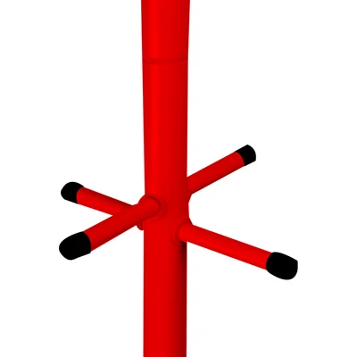 Gambar Krisbow Gantungan Pakaian Besi 12 Kait 50x50x175 cm - Merah
