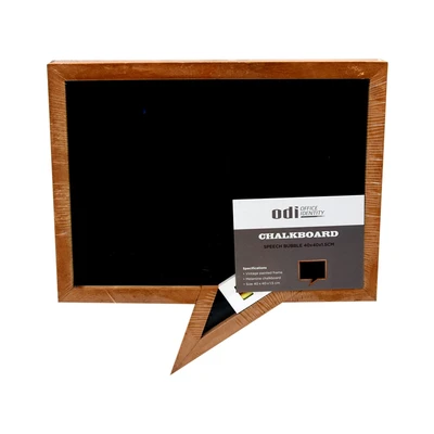 Gambar Odi Papan Tulis Speech Bubble 40x40x1.5 cm - Hitam