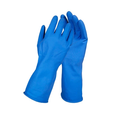 Gambar Krisbow Ukuran L Sarung Tangan Pengaman Kerja Latex - Biru