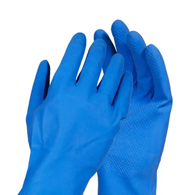 Gambar Krisbow Ukuran L Sarung Tangan Pengaman Kerja Latex - Biru
