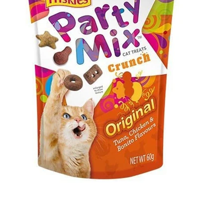 Gambar Party Mix 60 Gr Friskies Camilan Kucing Classic