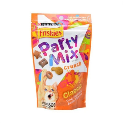 Gambar Party Mix 60 Gr Friskies Camilan Kucing Mixed
