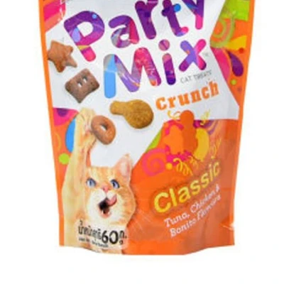 Gambar Party Mix 60 Gr Friskies Camilan Kucing Mixed