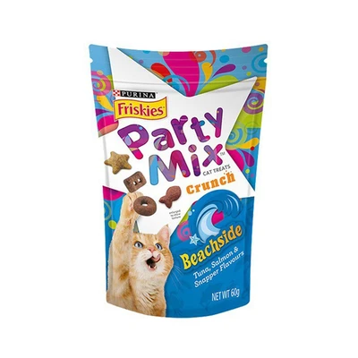 Gambar Party Mix 60 Gr Friskies Camilan Kucing Beachside
