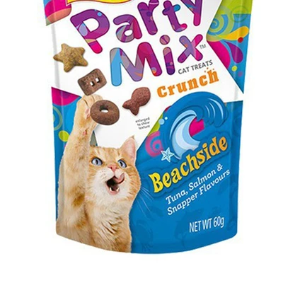 Gambar Party Mix 60 Gr Friskies Camilan Kucing Beachside