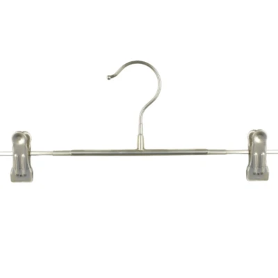 Gambar Stora 36 Cm Set 3 Pcs Hanger Celana Dengan Clip - Abu-abu