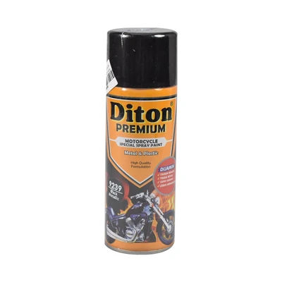 Gambar Diton Cat Semprot Motor Premium 400 Cc - Hitam Metalik