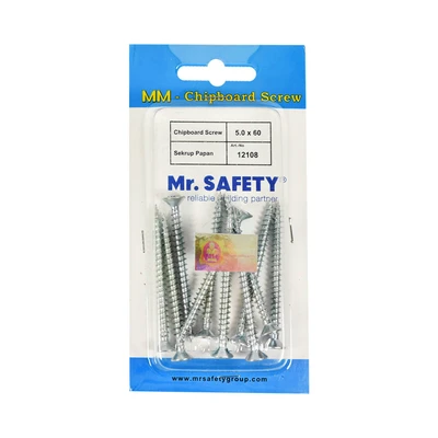 Gambar Mr.Safety Sekrup Chipboard 5.0X60